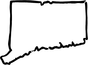 connecticut Connecticut state outline