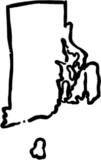 rhode island Rhode Island state outline